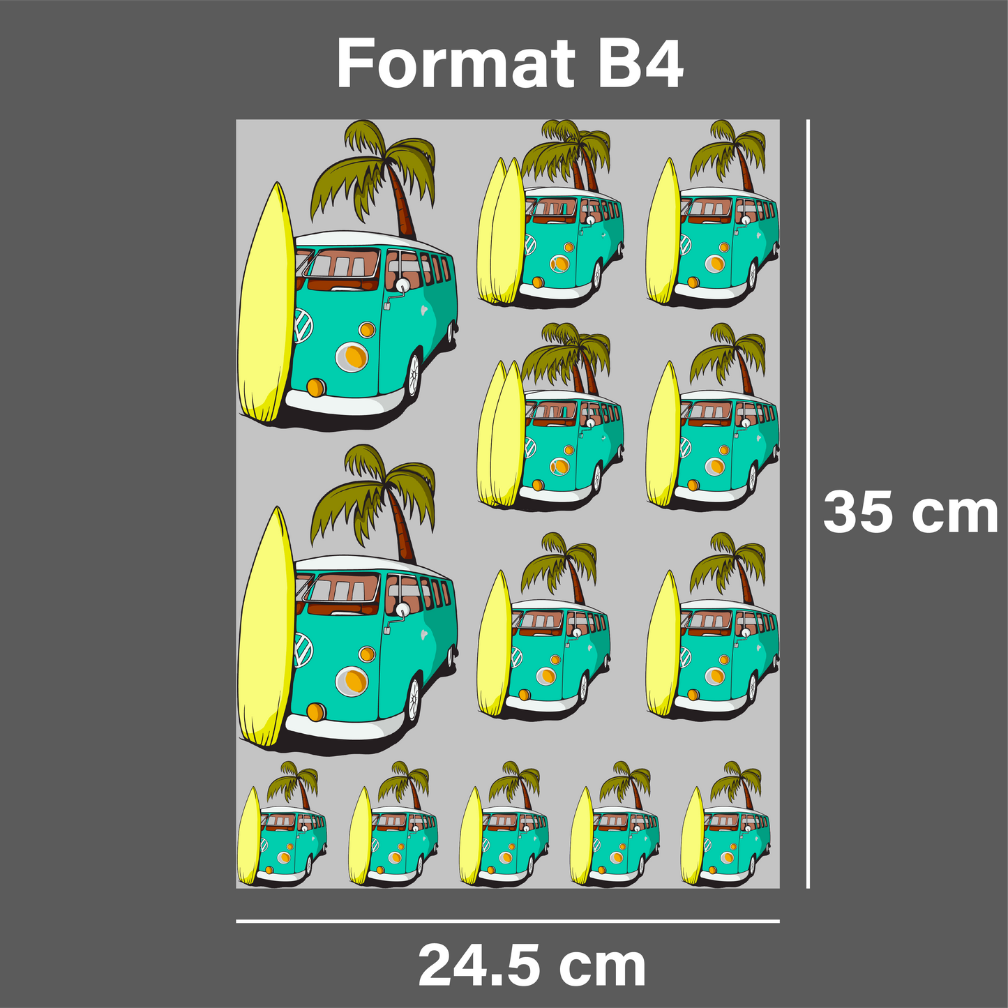 Format B4 35 X 24,5